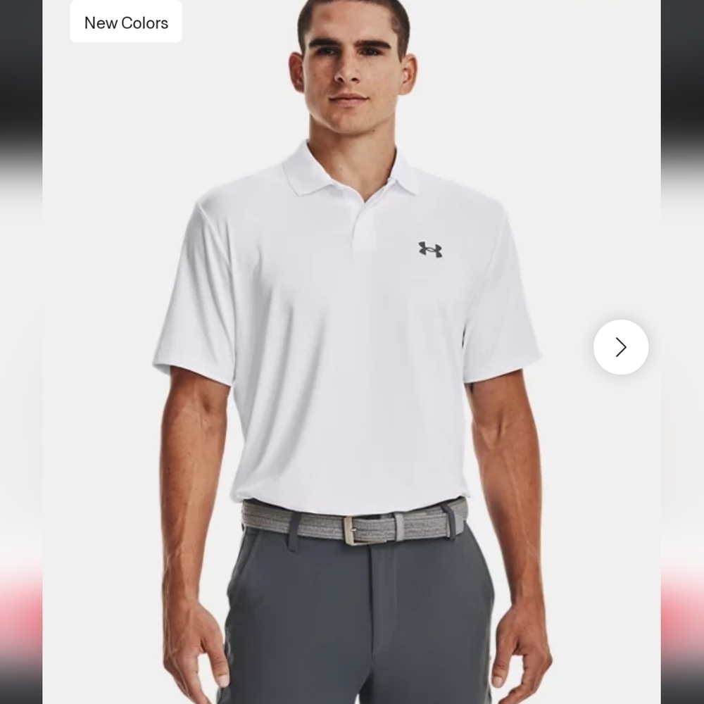 UA MATCH PLAY POLO GOLF SHIRT LARGE NWOT